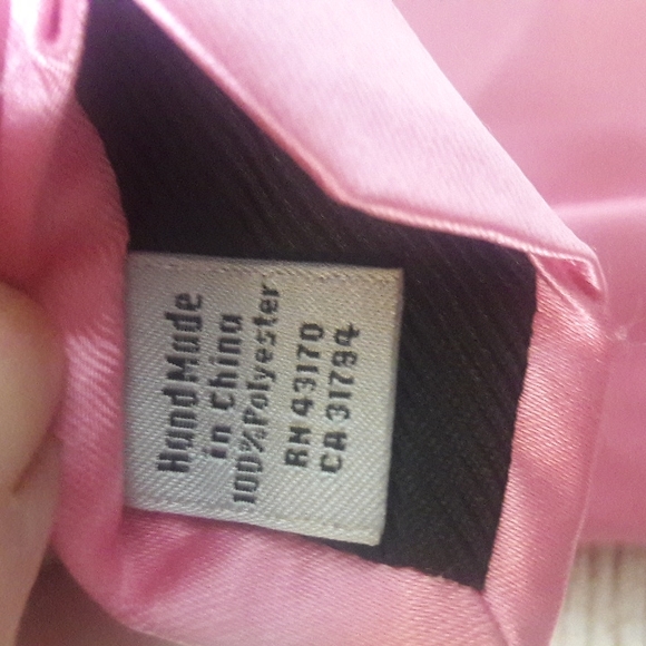 Geoffery Beene Men's pink tie - Picture 4 of 5